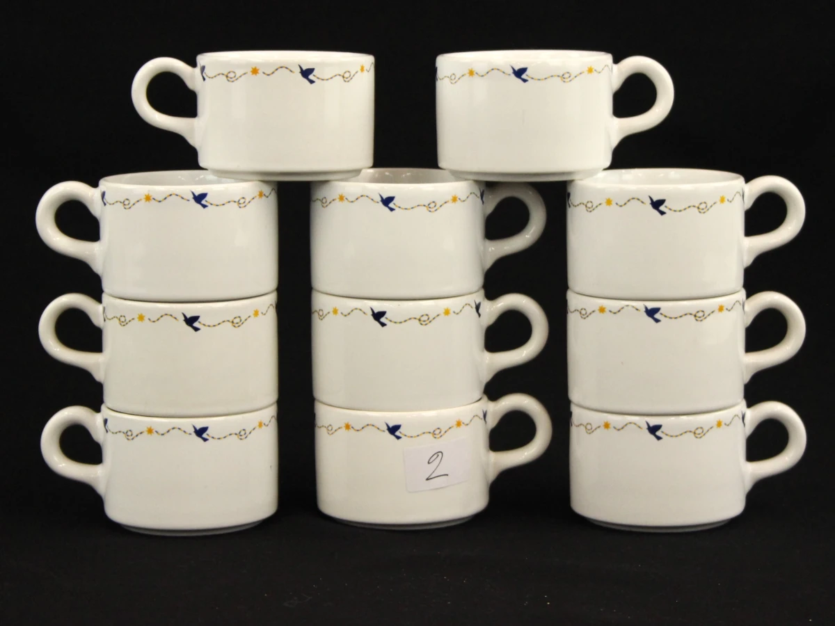 Set van 11 Sabena koffiekopjes - foto 2
