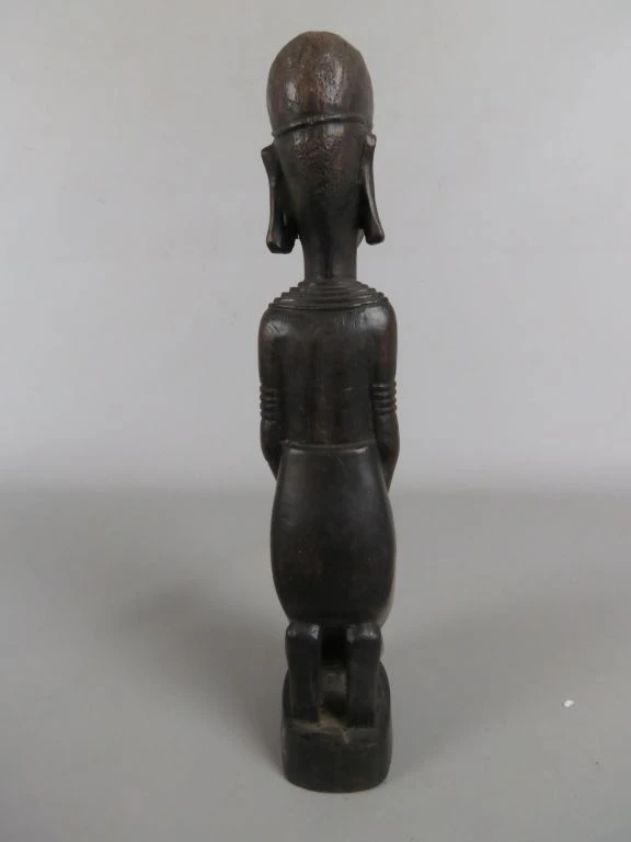 Houten Afrikaanse vrouwenbeeldje - foto 3