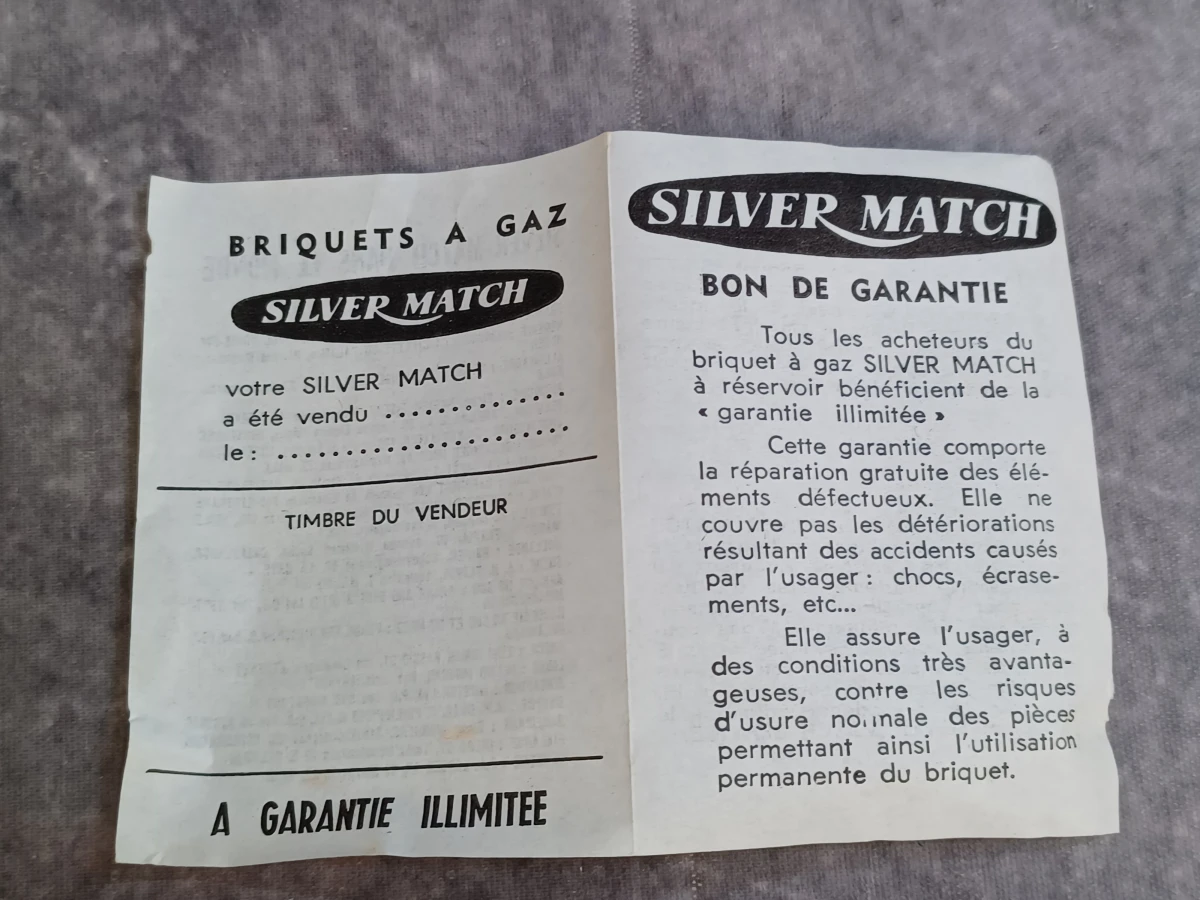Set van 2 vintage gasaanstekers: Silver Match en Champ - foto 12