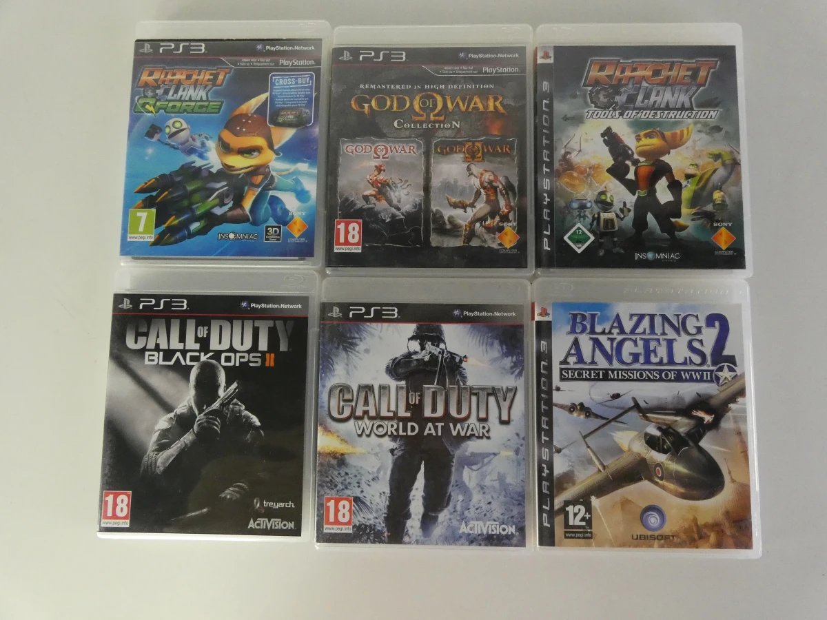 Set van 6 PS3-spellen met hoesjes en handleidingen - foto 2