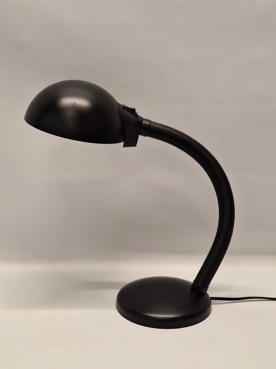Vintage Massive bureaulamp – Belgische retro designklassieker in mat zwart - foto 6