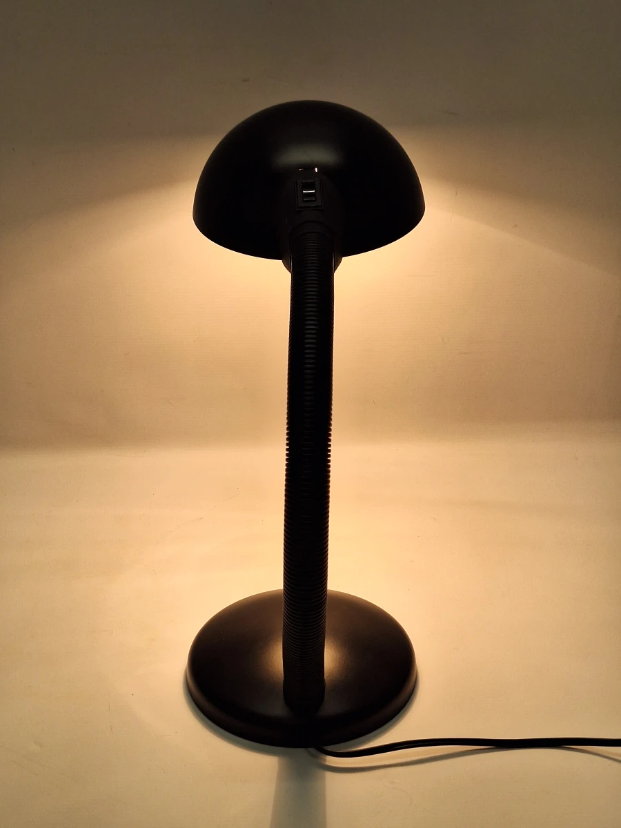 Vintage Massive bureaulamp – Belgische retro designklassieker in mat zwart - foto 3