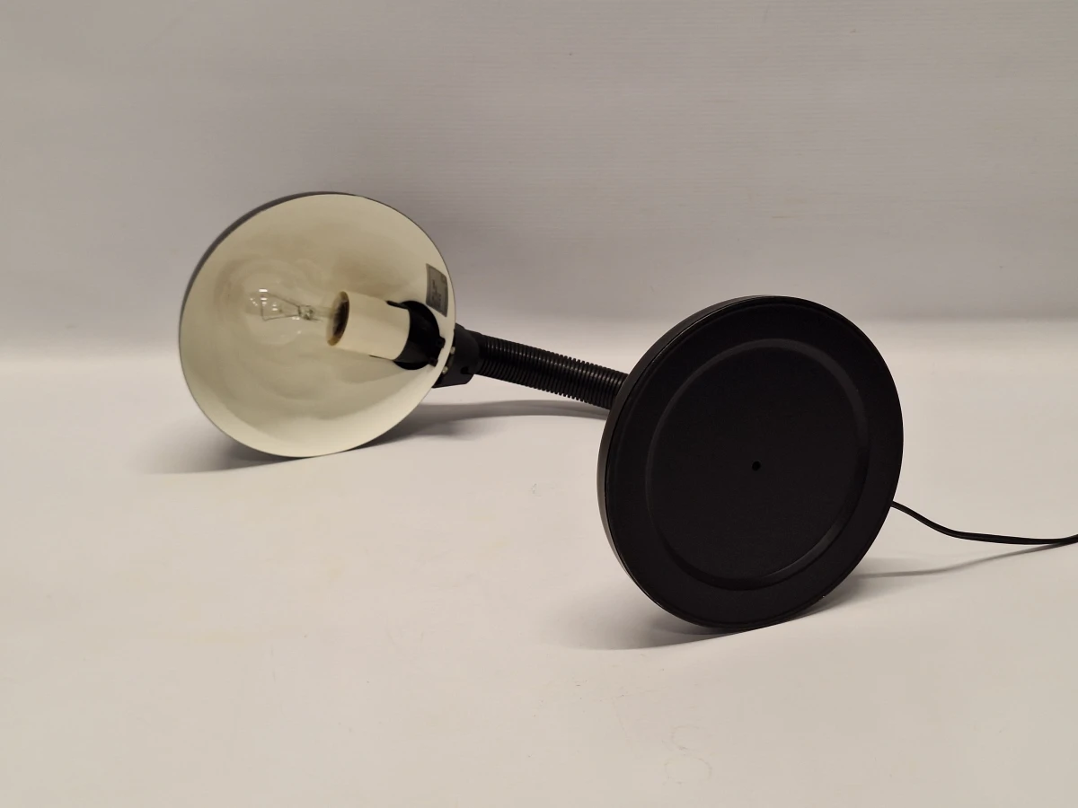 Vintage Massive bureaulamp – Belgische retro designklassieker in mat zwart - foto 8
