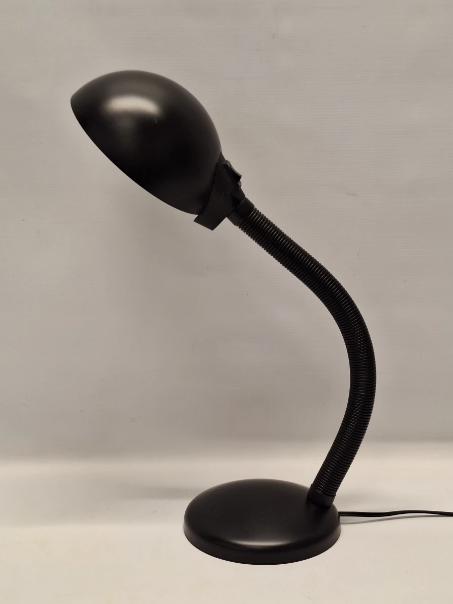 Vintage Massive bureaulamp – Belgische retro designklassieker in mat zwart - foto 7