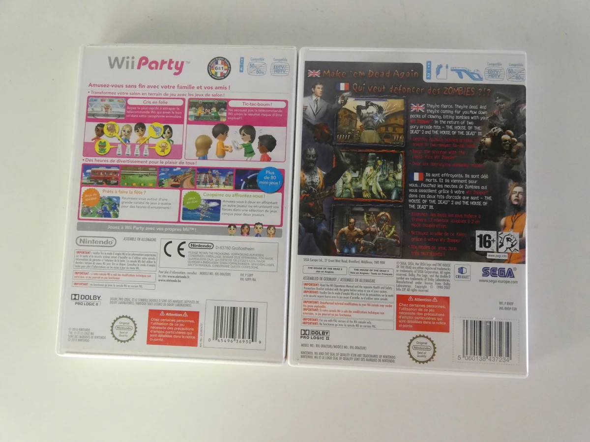Set van 4 Wii-spellen met hoes en handleiding - foto 11