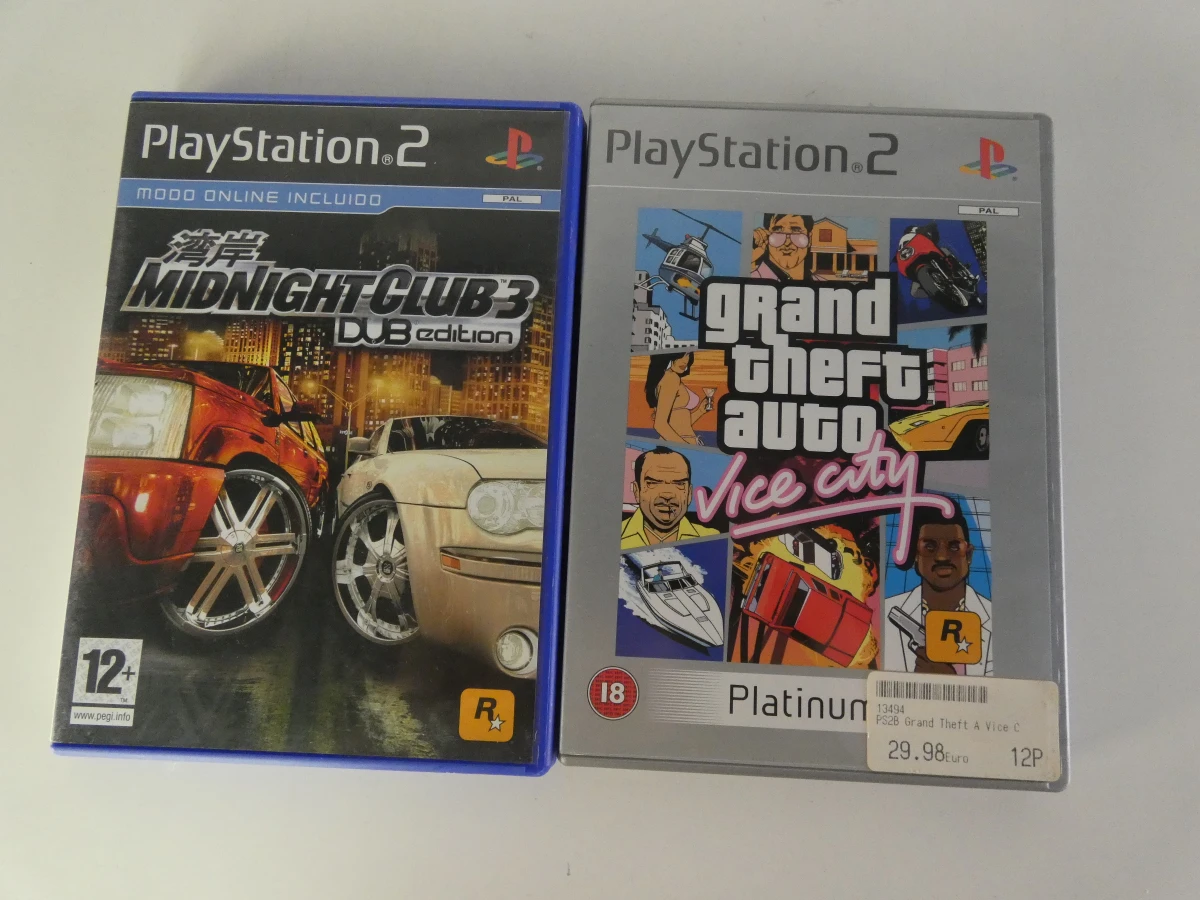 Set van 7 PlayStation 2 race- en actiegames - foto 2