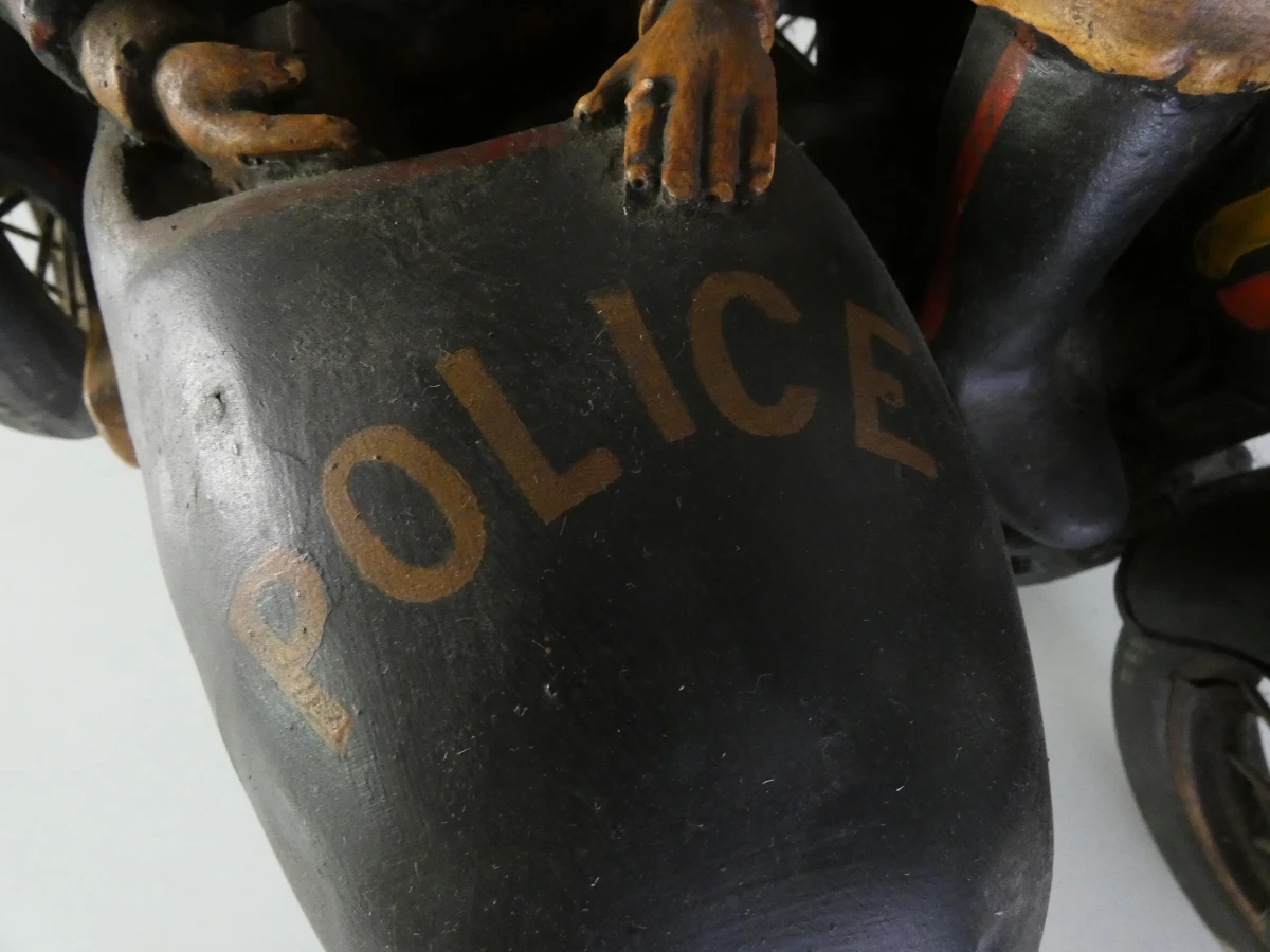 Decoratief beeld politiemotor - foto 3