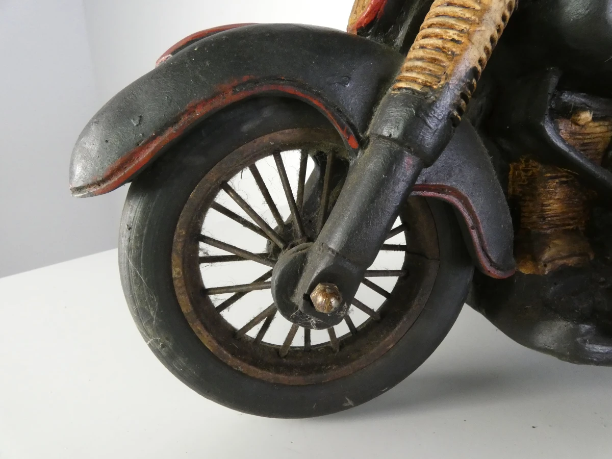 Decoratief beeld politiemotor - foto 12