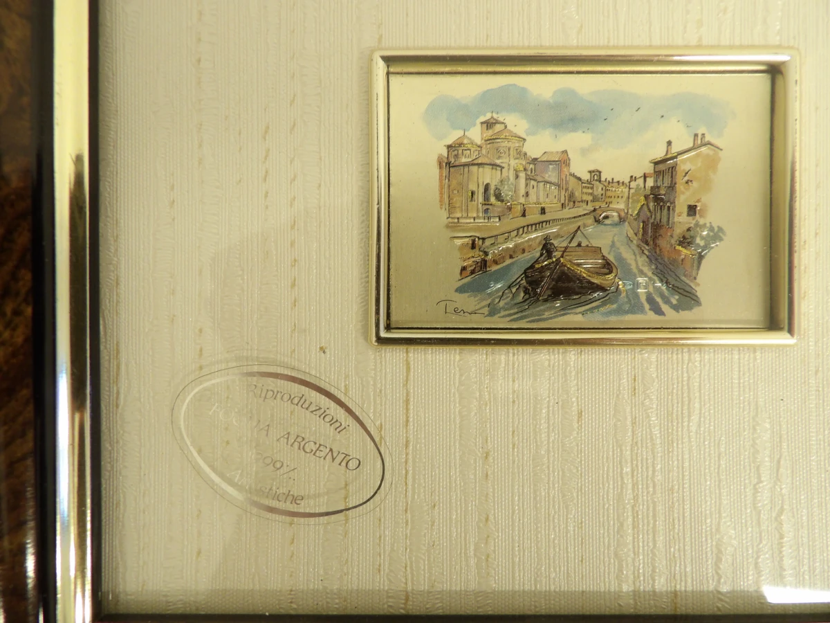 Verzameling bladgoud en zilverblad kunstwerkjes - foto 15