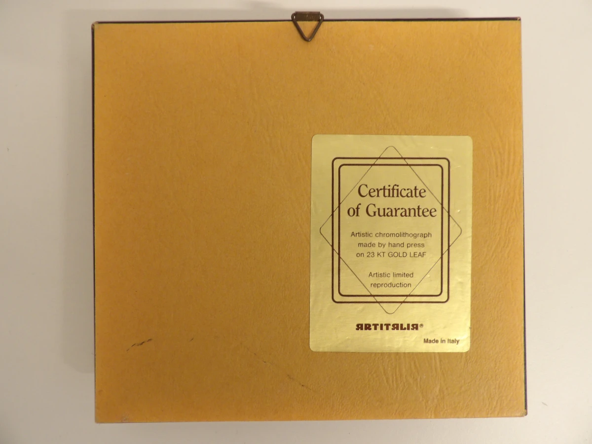 Verzameling bladgoud en zilverblad kunstwerkjes - foto 9