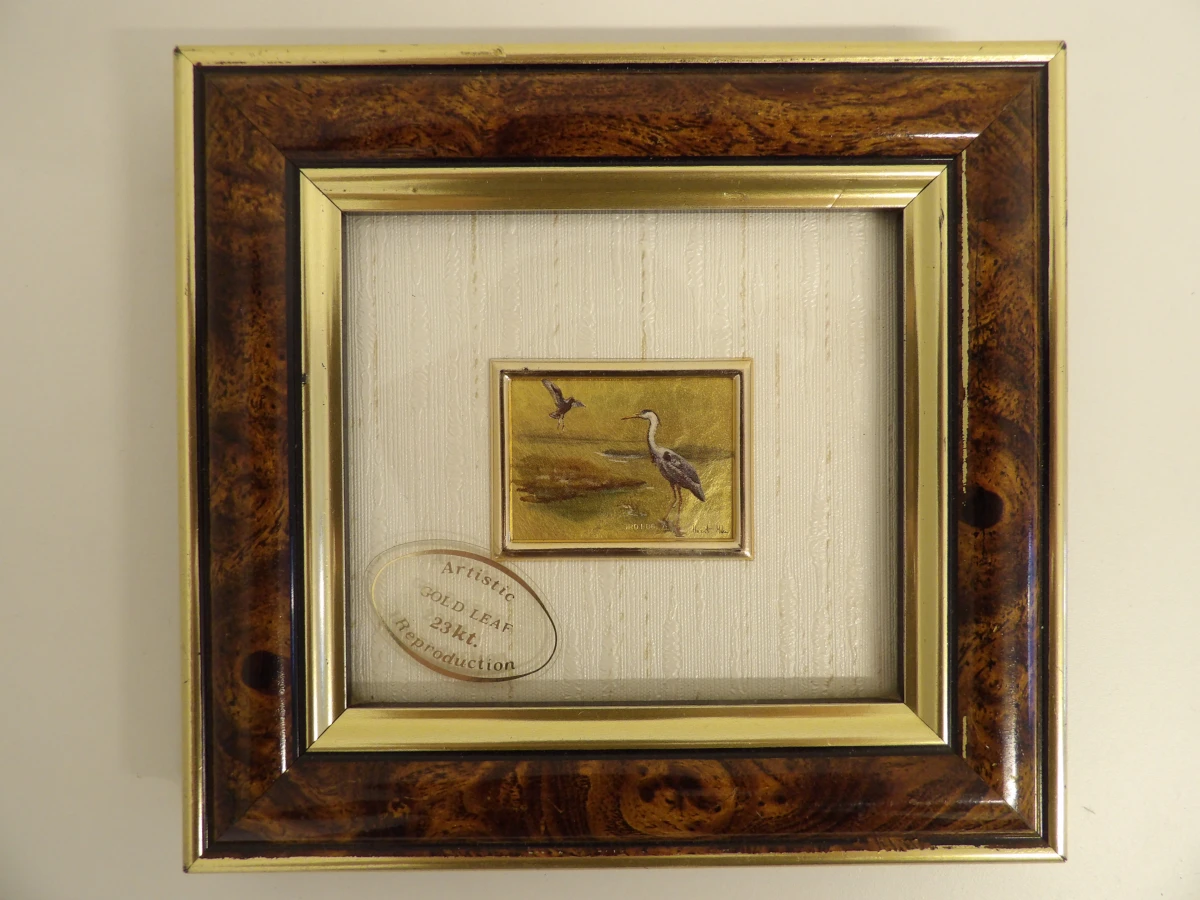 Verzameling bladgoud en zilverblad kunstwerkjes - foto 7