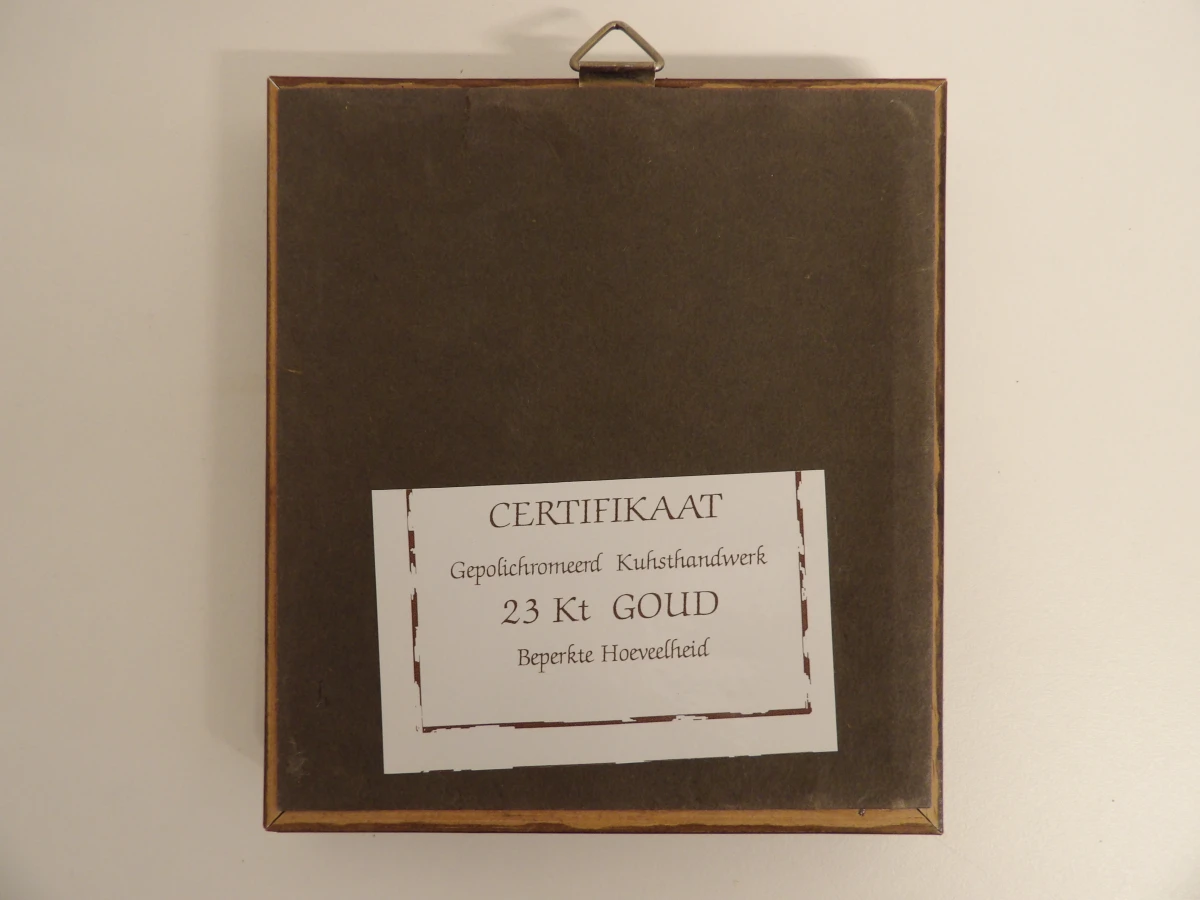 Verzameling bladgoud en zilverblad kunstwerkjes - foto 3