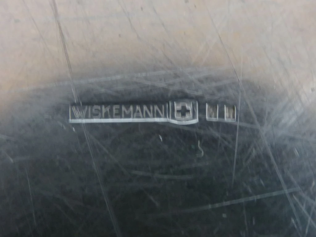 Verzilverde schaal Wiskemann - foto 3
