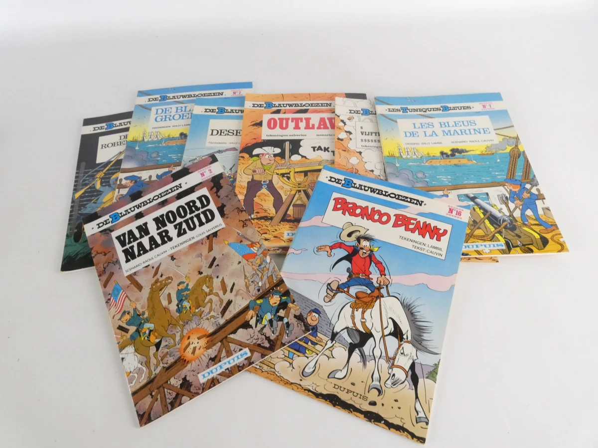 Set van 22 vintage stripalbums  De Blauwbloezen - foto 3