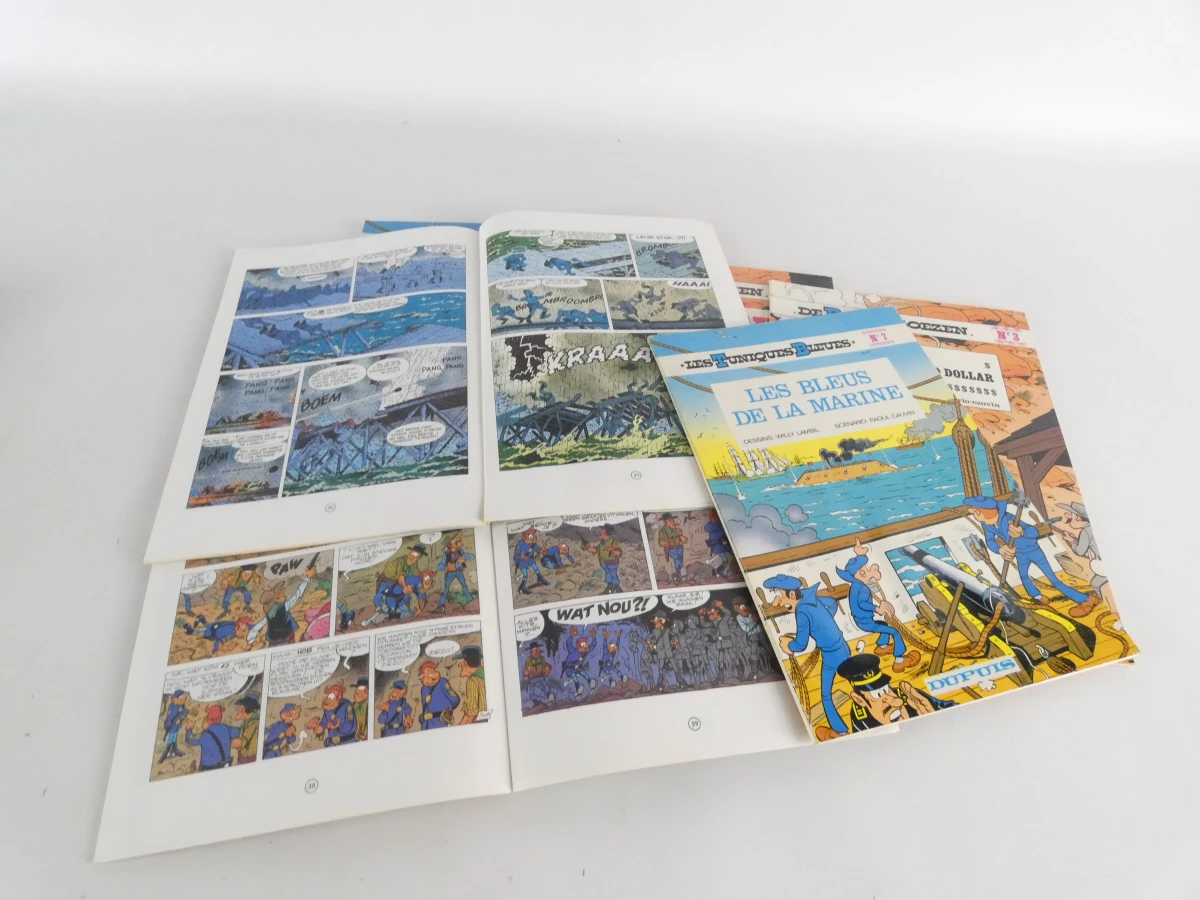 Set van 22 vintage stripalbums  De Blauwbloezen - foto 4