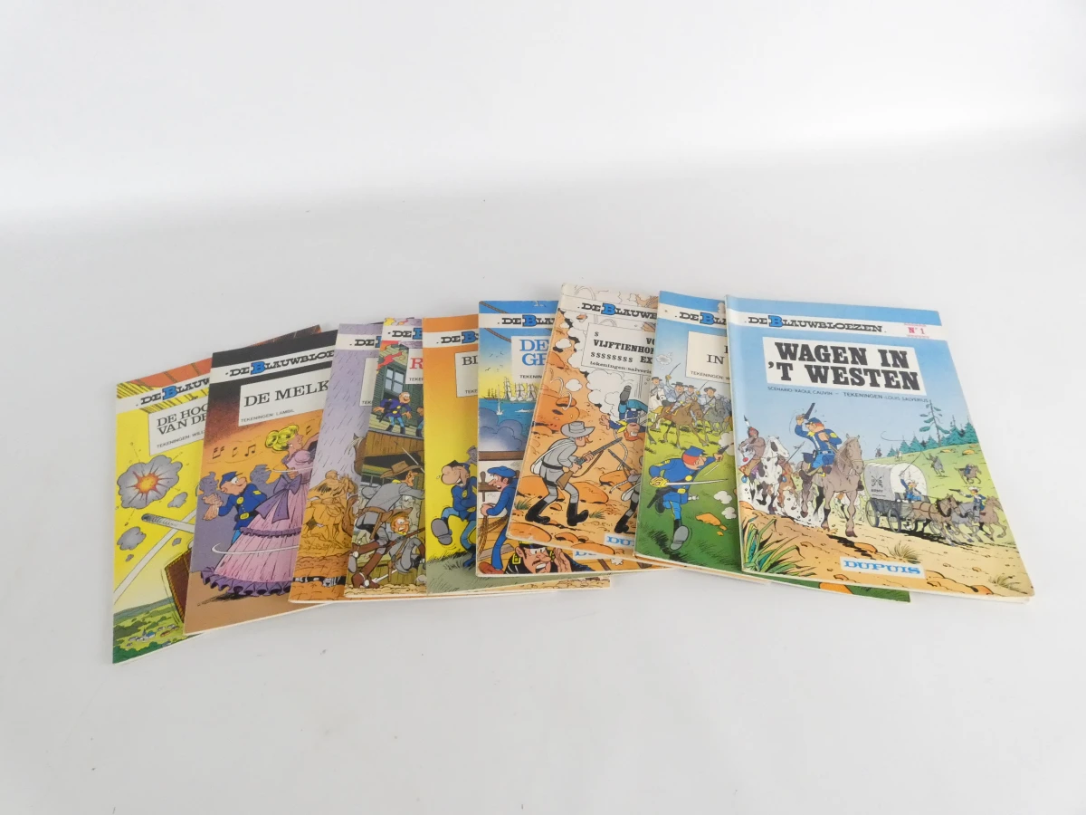 Set van 22 vintage stripalbums  De Blauwbloezen - foto 5