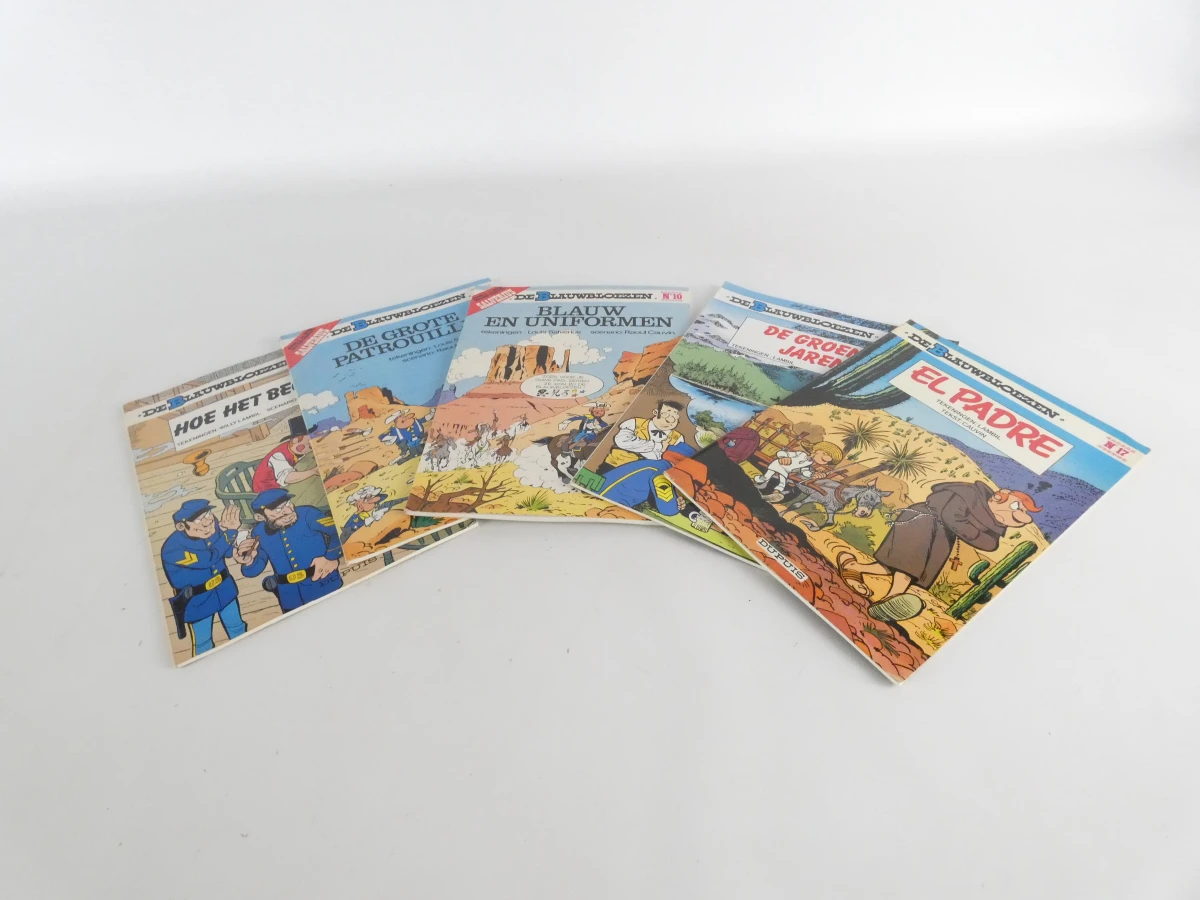 Set van 22 vintage stripalbums  De Blauwbloezen - foto 7