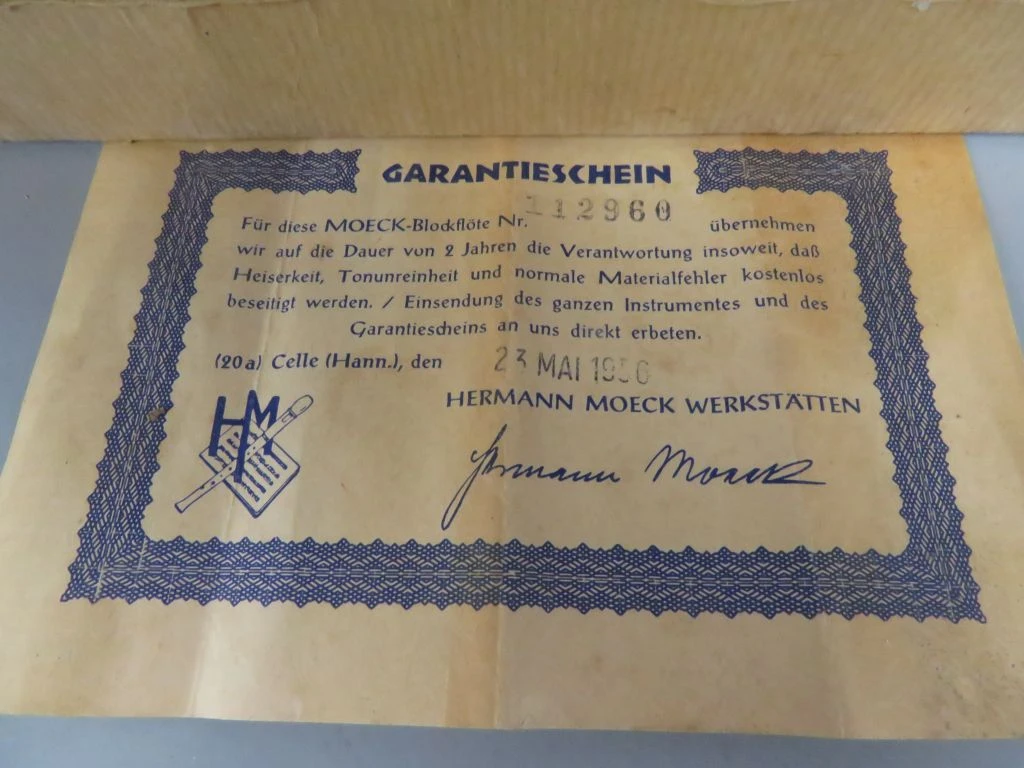Houten blokfluit TUJU met originele doos - foto 7
