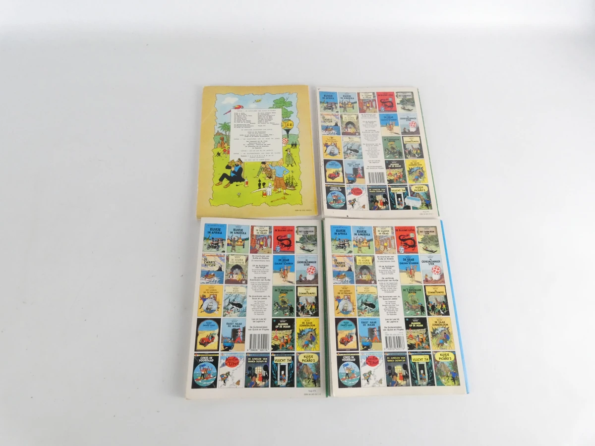 Kuifje stripboeken set van 4 - foto 2