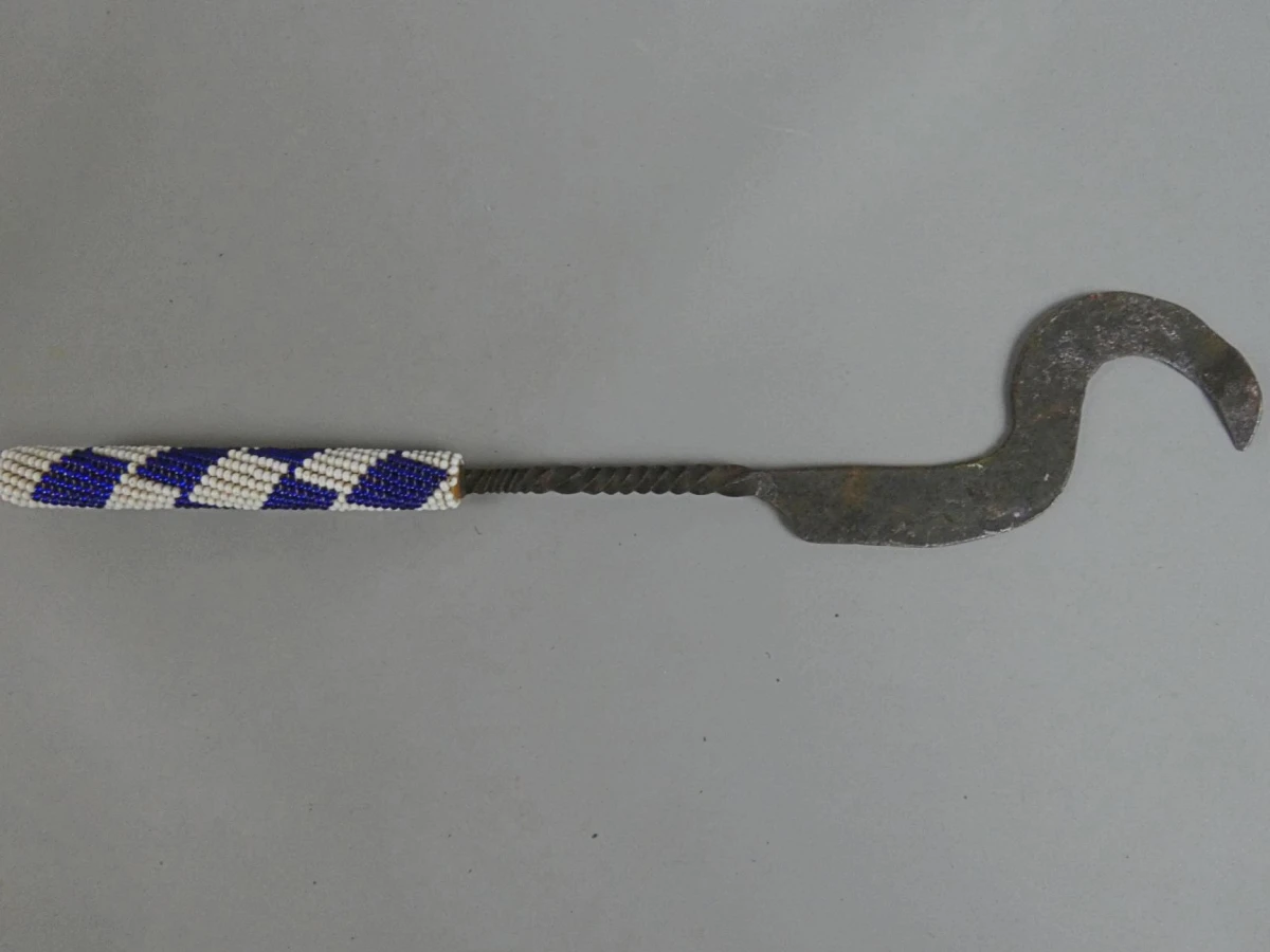 Kleine sikkel met kralenhandvat - foto 2