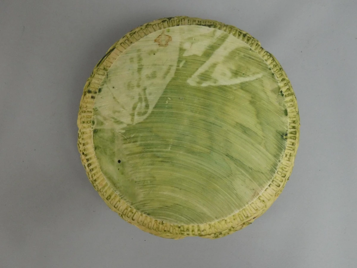 Aziatische decoratieve asbak met figuurtafereel - foto 5