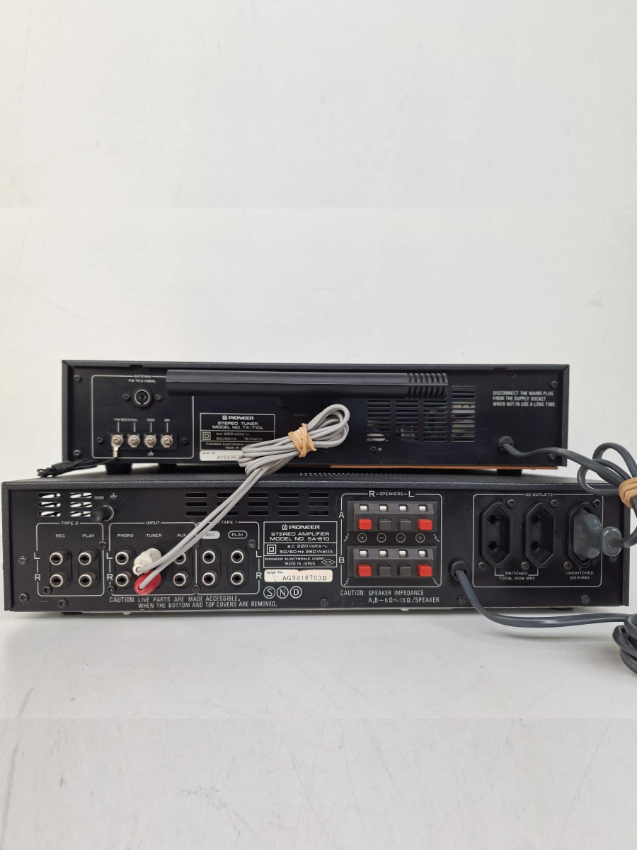 💎 Iconische Pioneer 'Blue Line' Vintage HiFi Set – SA-610 & TX-710L 💎