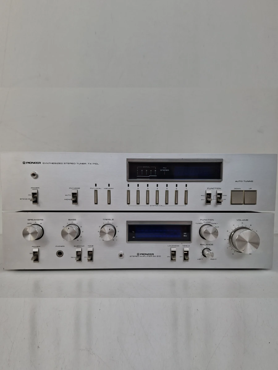 💎 Iconische Pioneer 'Blue Line' Vintage HiFi Set – SA-610 & TX-710L 💎