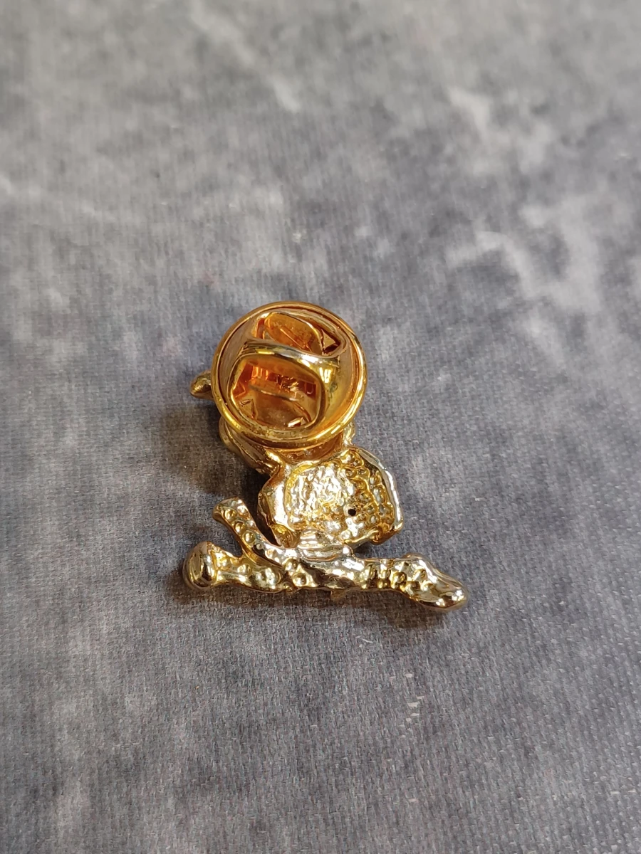 Set van 2 vintage diervormige broches en pins met strass-stenen - foto 13