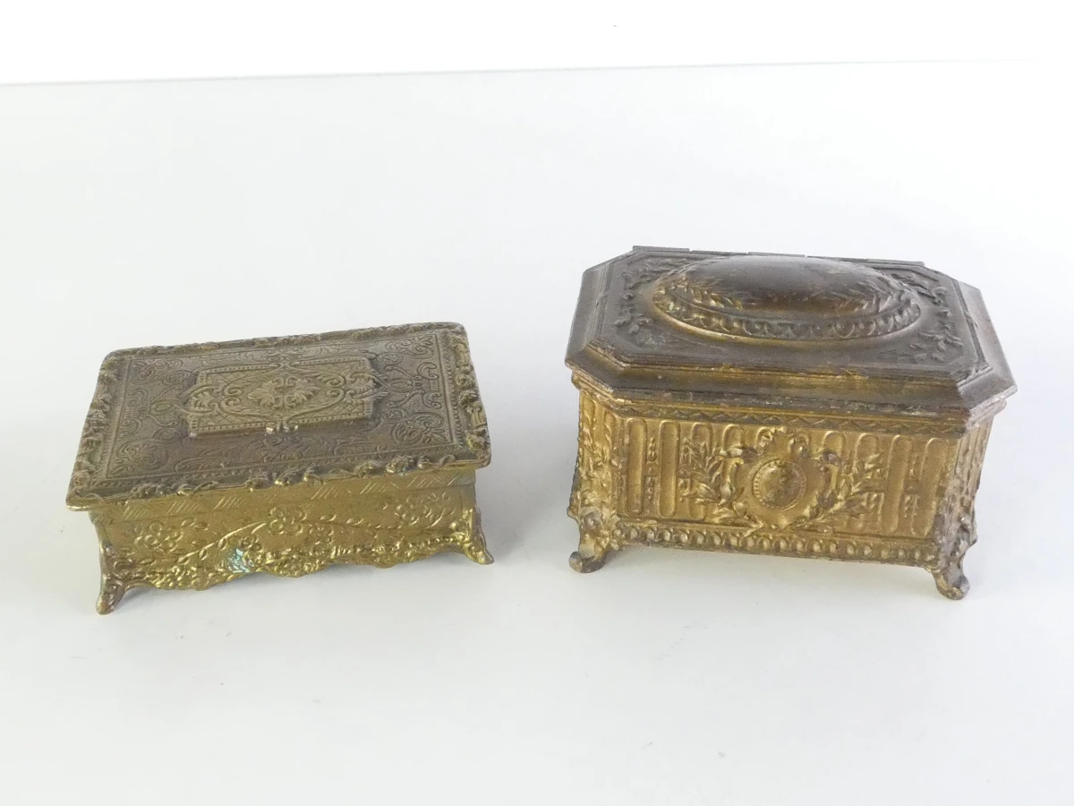 Set van 5 vintage sier- en juwelendoosjes - foto 2