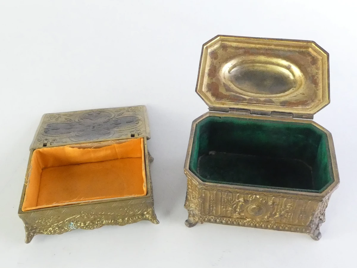 Set van 5 vintage sier- en juwelendoosjes - foto 3
