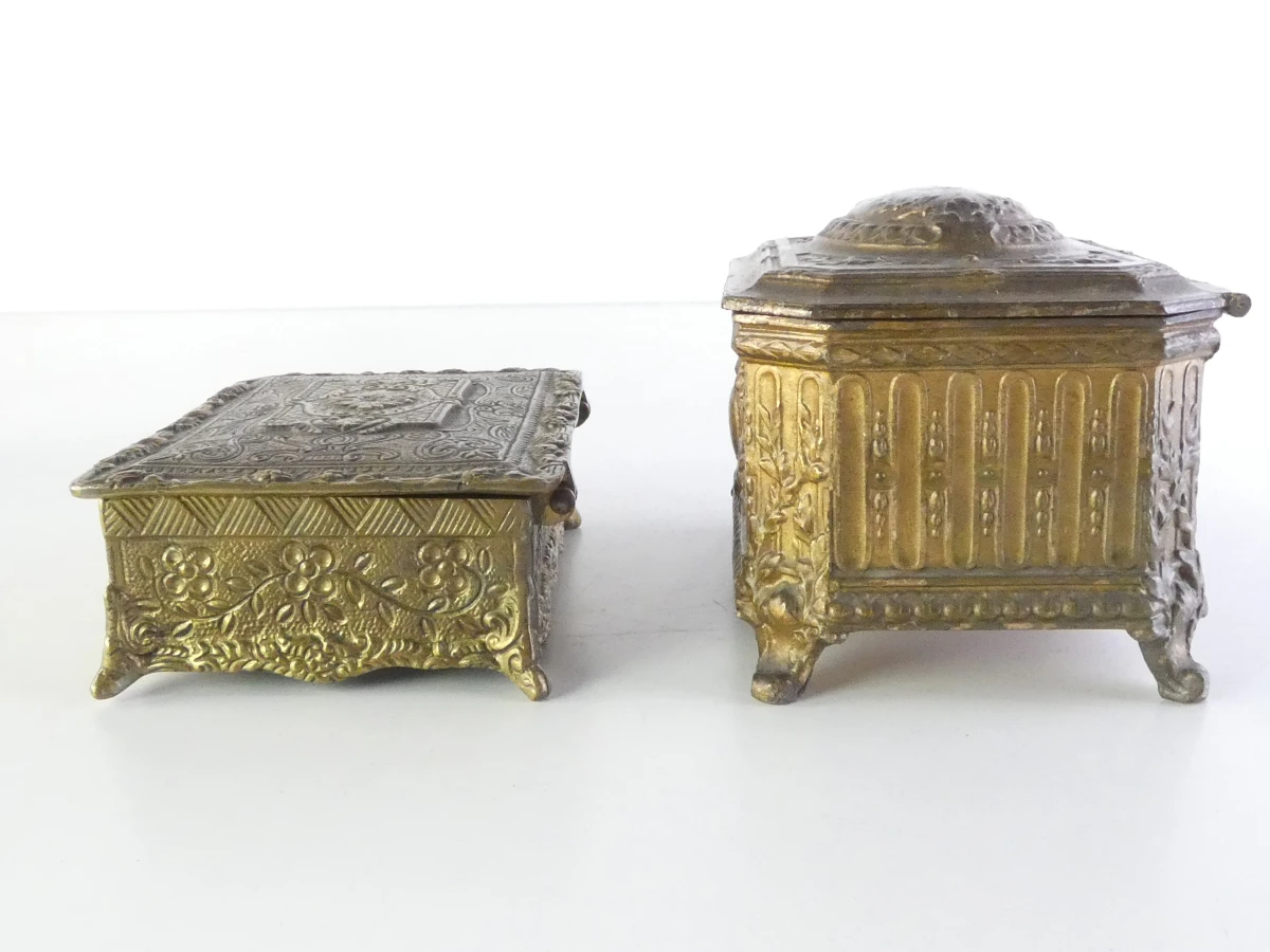 Set van 5 vintage sier- en juwelendoosjes - foto 6