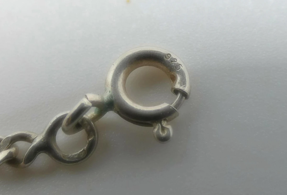 Zilveren schakelketting - foto 3