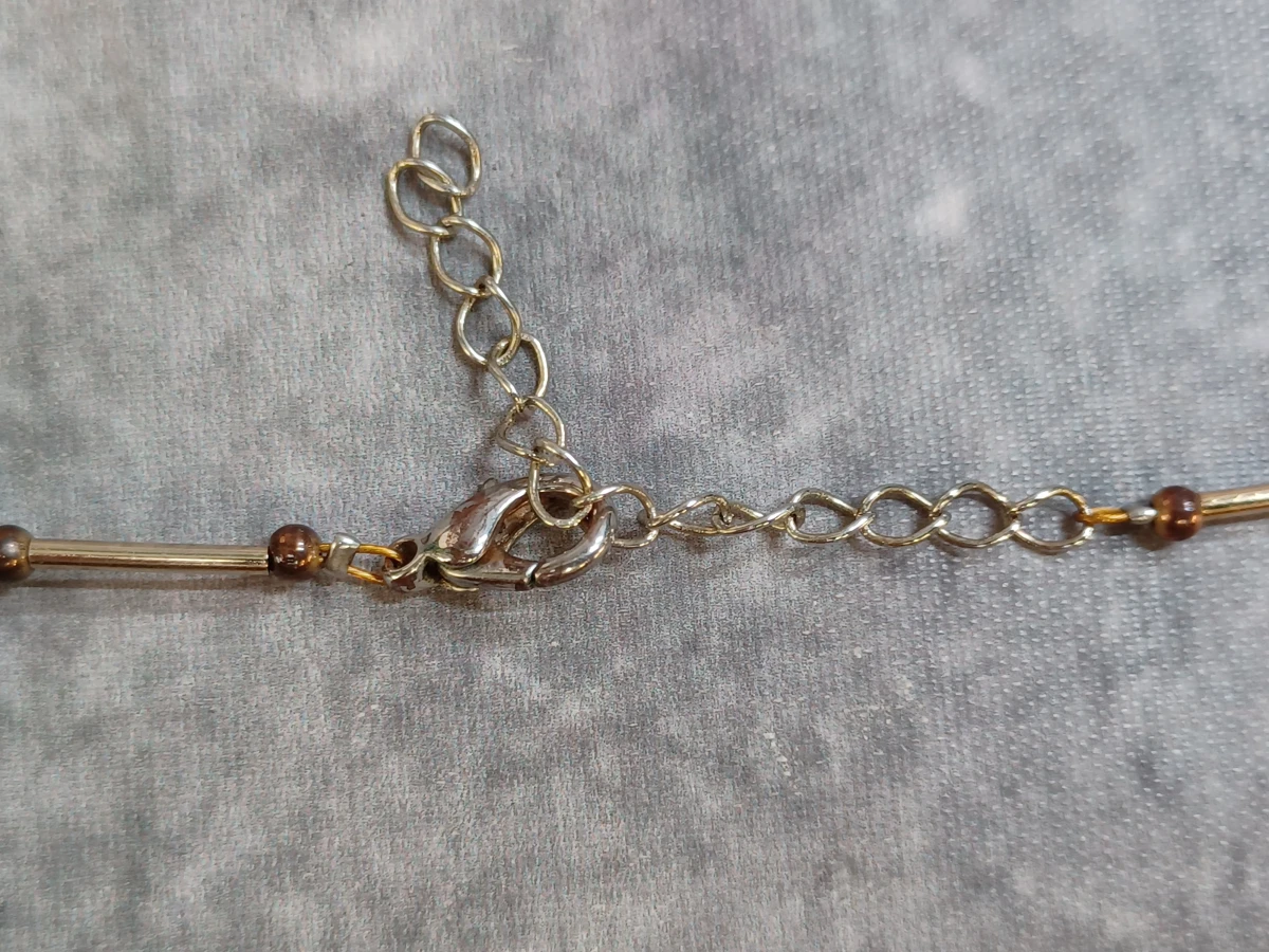 Kleurrijke glazen sieradenset - Halsketting en armband - foto 5