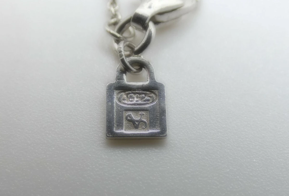 Zilveren Victoria collier met hanger - foto 4