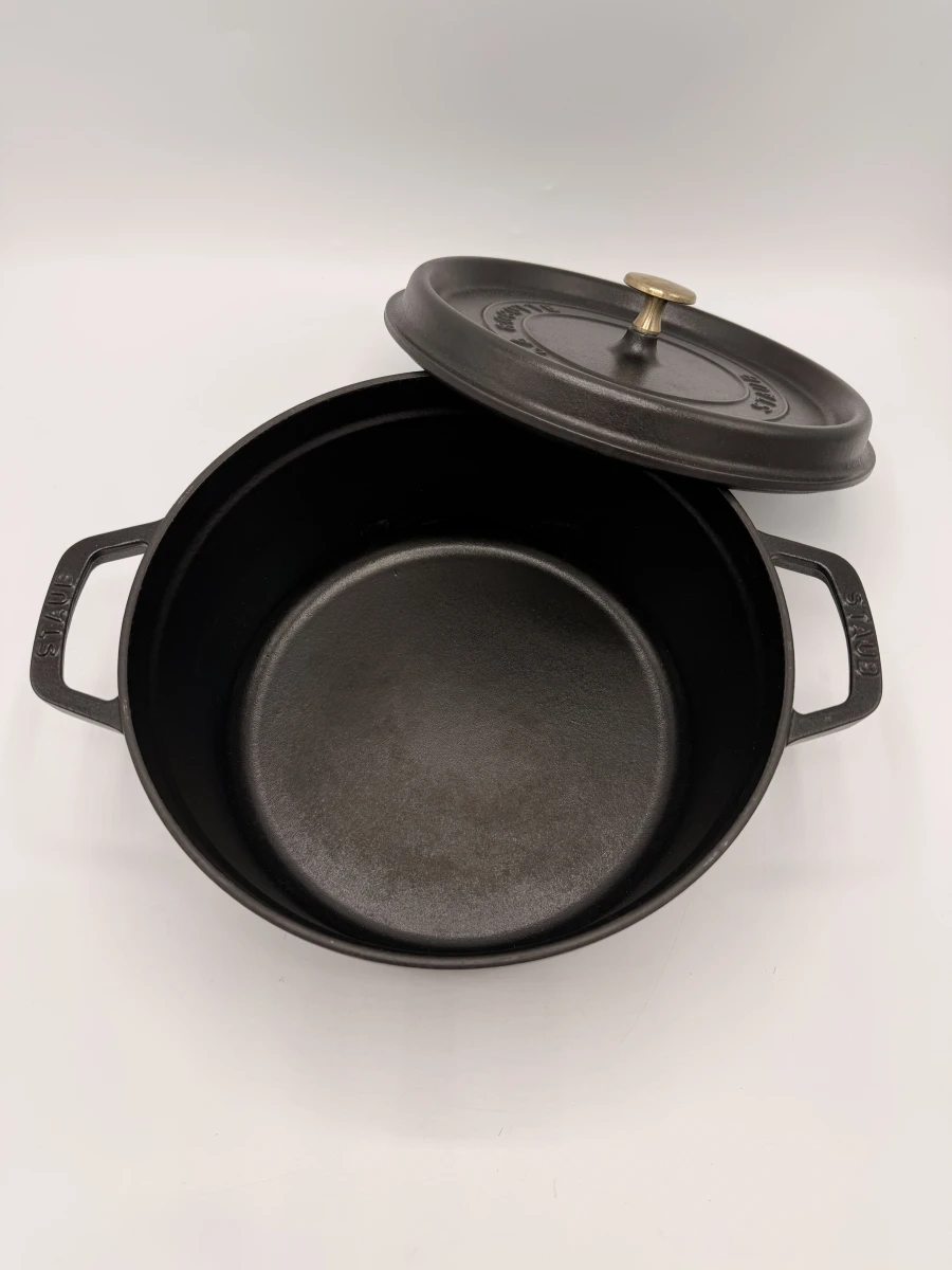 Staub gietijzeren kookpot zwart - foto 3