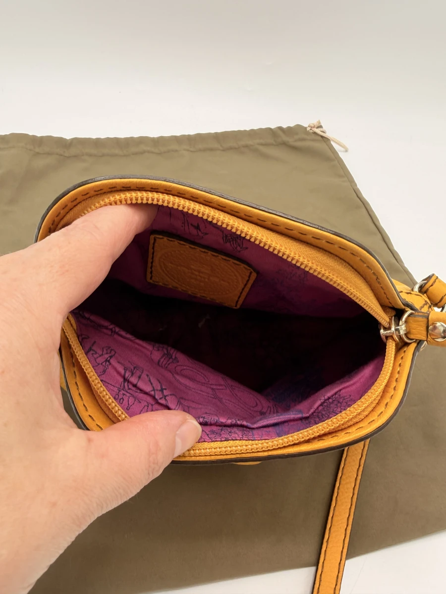 Lancel Gousset handtas okergeel - foto 7
