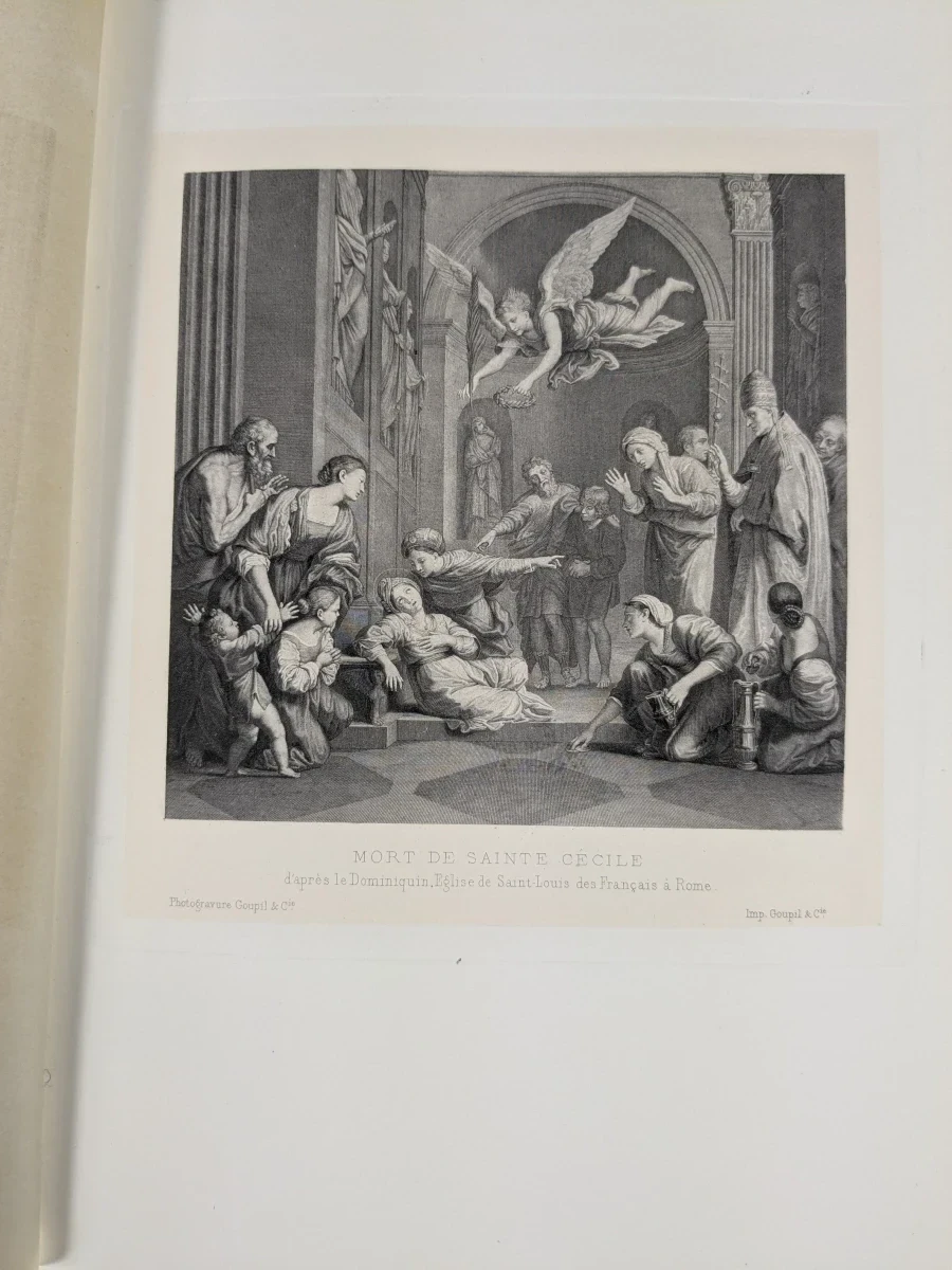 Antiek boek Saint Cécile en de Société Romaine uit 1879 - foto 5