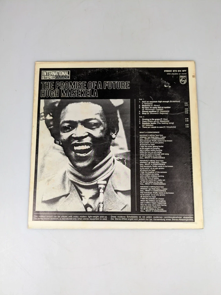 Vinylplaat The Promise of a Future van Hugh Masekela - foto 2