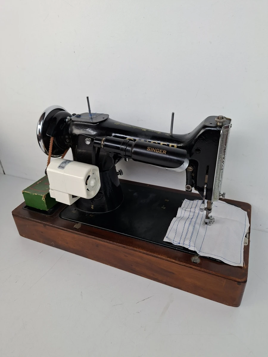 🧵 Prachtige Vintage Singer 201K Naaimachine (1947/1948) – De 'Rolls-Royce' onder de naaimachines - foto 6