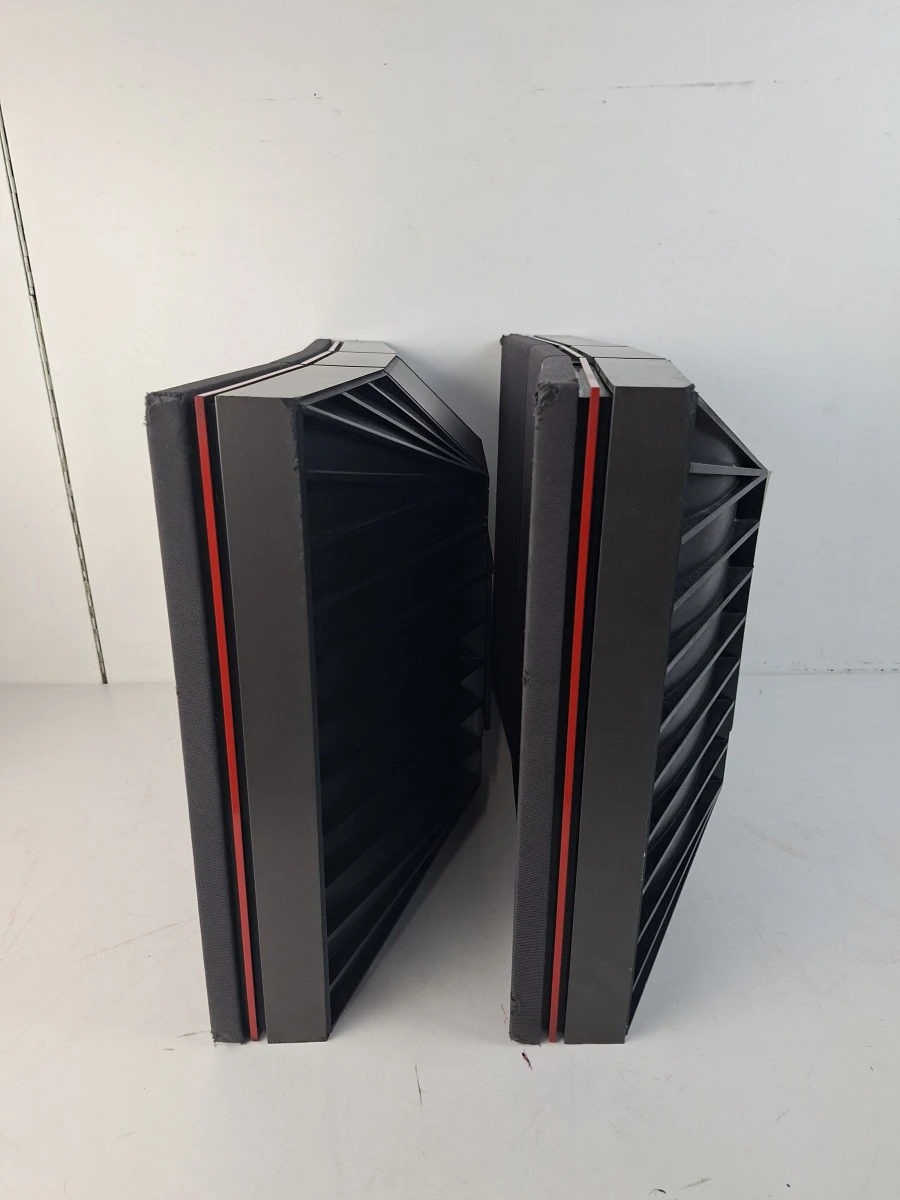 🎵 Iconische Vintage Bang & Olufsen Beovox RL 60.2 Luidsprekers – Uniek Redline Design - foto 5