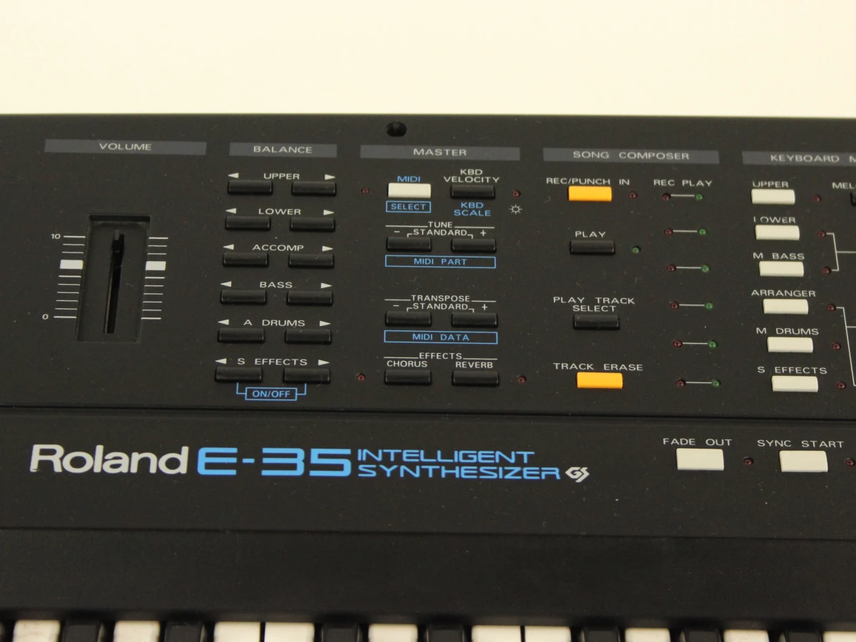 Roland E-35 Intelligent Synthesizer Keyboard met voeding - foto 3