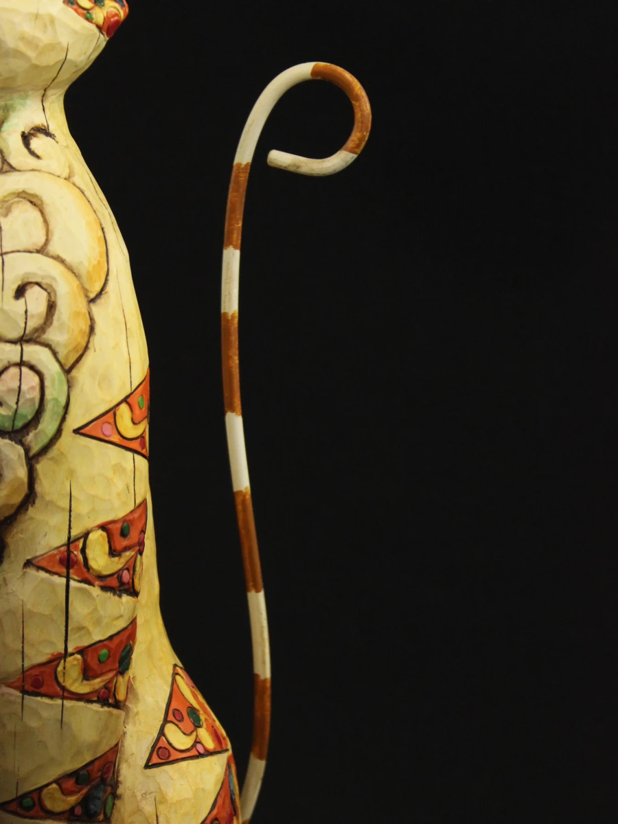 XL Jim Shore Heartwood Creek kattenstandbeeld ‘2004’ - foto 4