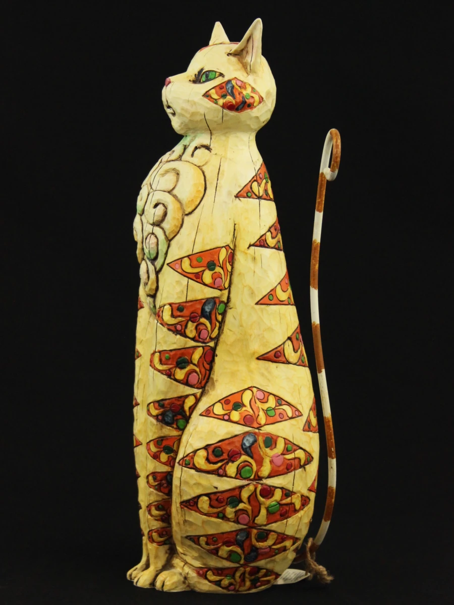 XL Jim Shore Heartwood Creek kattenstandbeeld ‘2004’ - foto 5
