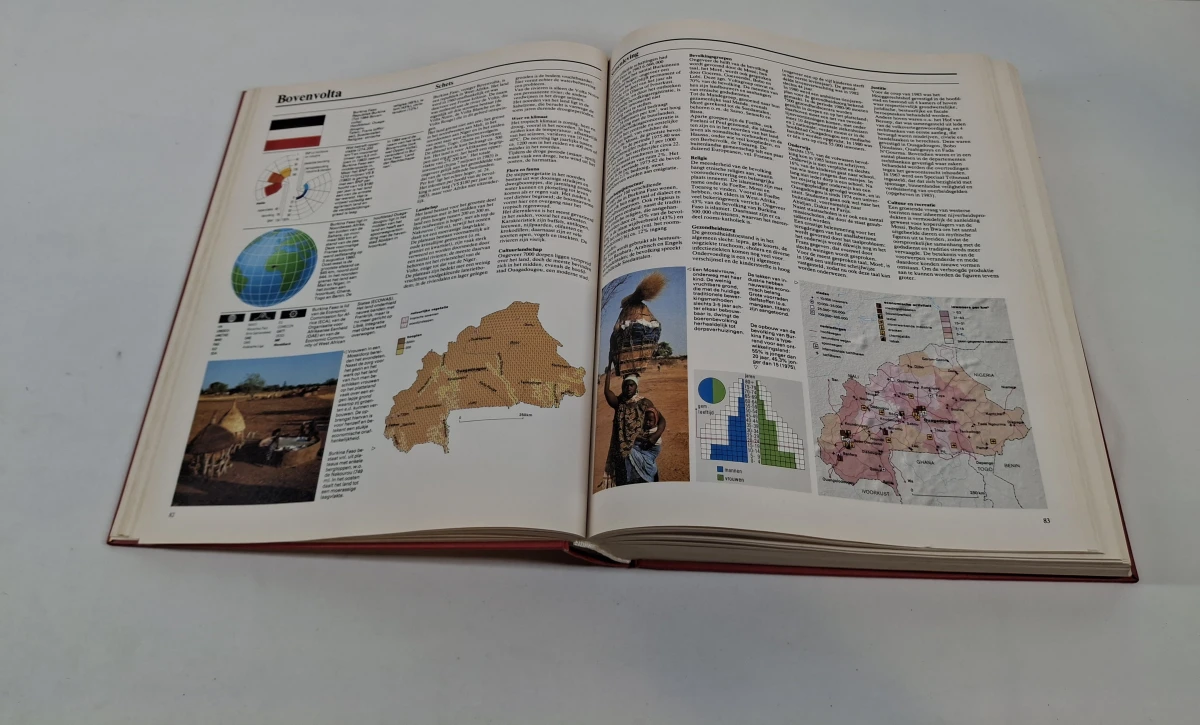 Informatief boek 'De hele wereld in woord en beeld' door T. van der Velde - foto 6