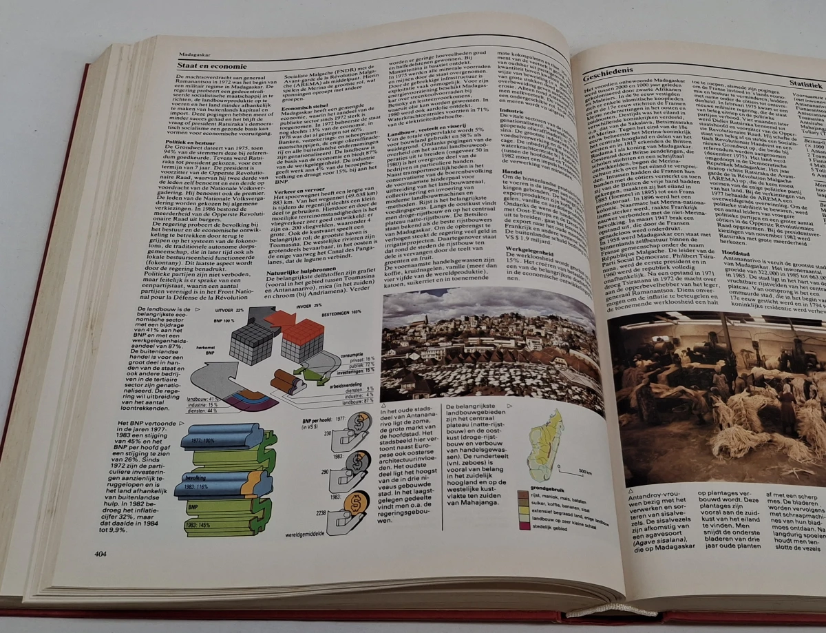 Informatief boek 'De hele wereld in woord en beeld' door T. van der Velde - foto 5