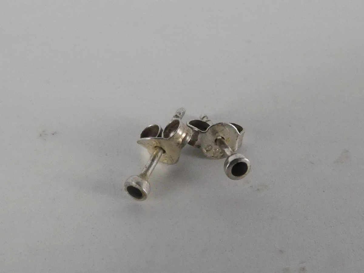 Zilveren ring en oorstekers set - foto 3