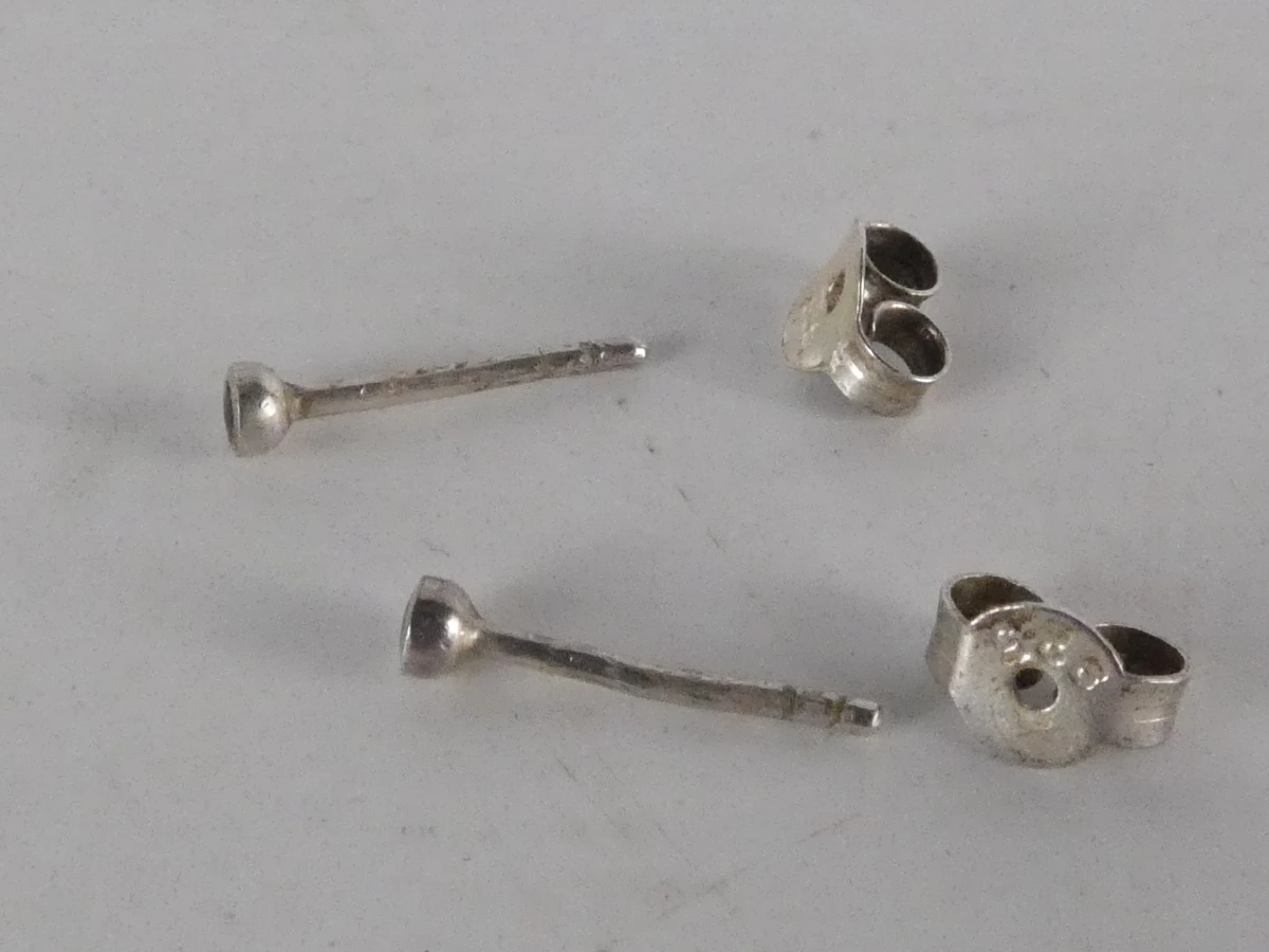 Zilveren ring en oorstekers set - foto 6