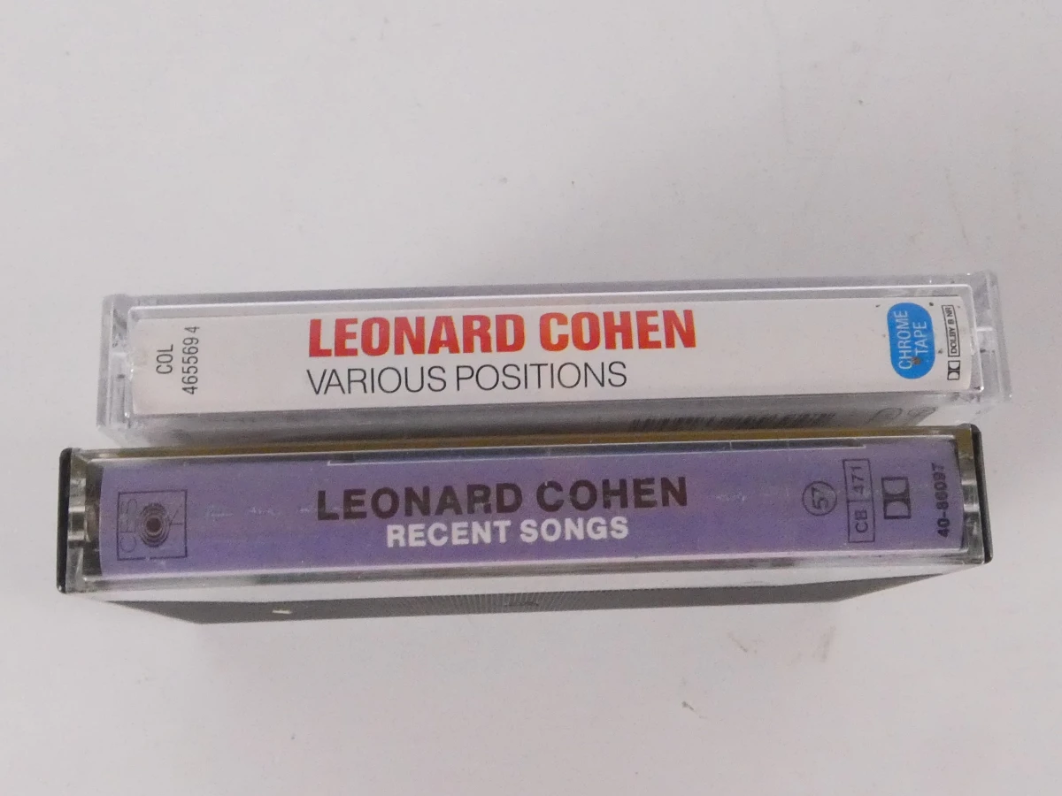 Leonard Cohen cassettebandjes(Various Positions & Recent Songs) - foto 10