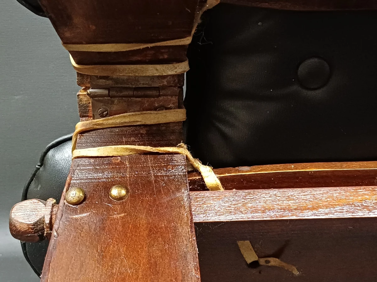Vintage Camel Saddle Stool - foto 6