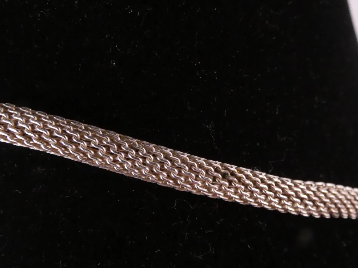 Zilveren ketting 925 met gevlochten design - foto 4